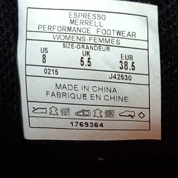 Merrell Women's Espresso Suede Albany Lace Performance Shoe SIZE US 8 - Picture 2 of 6